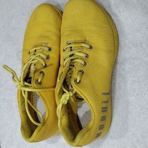 Nobull yellow trainers